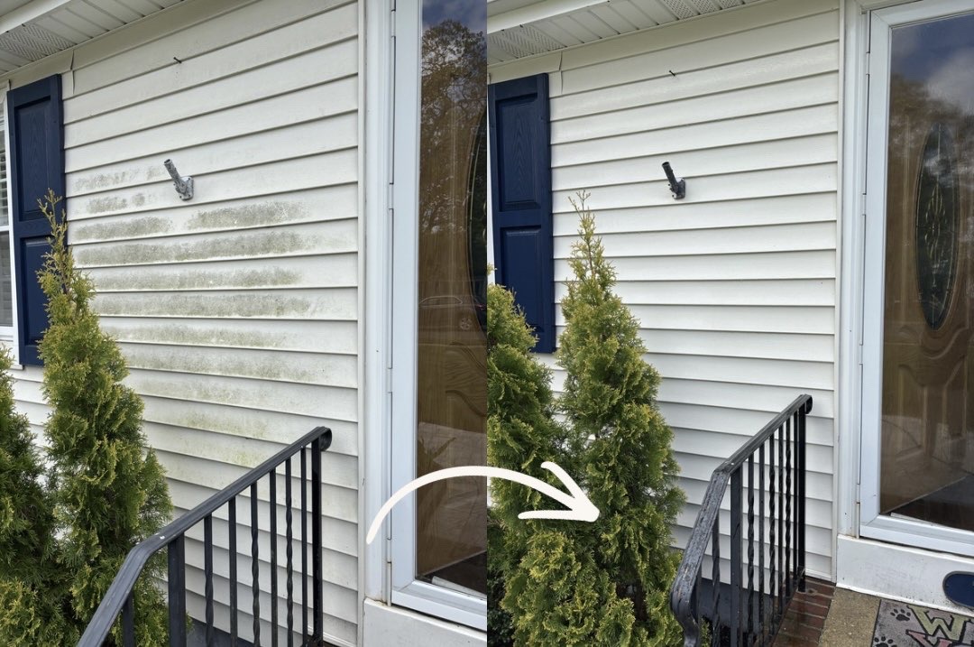 House washing before and after